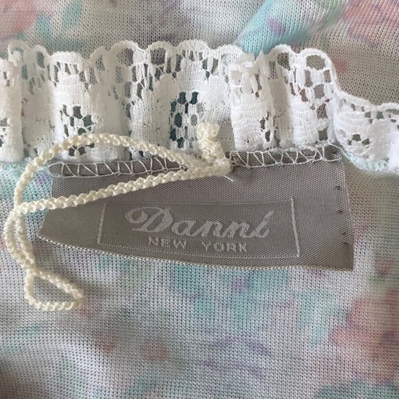 Vg Danni Nightgown Housecoat Pignoir Set Size Small Lace Short Sleeve USA Robe - Picture 2 of 9